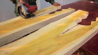 Unexpected Process of Reviving Damaged Wooden Panels with Perfect Curved - Best Woodworking Projects