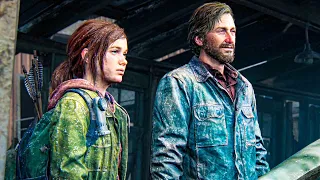 The Last Of Us - Ellie and David The Cannibal All Scenes (Full Story)