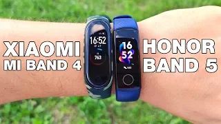 ВЗЯЛ HONOR BAND 5! КАК ОН ПРОТИВ XIAOMI MI BAND 4? ВСЕ ПЛЮСЫ И МИНУСЫ! СРАВНЕНИЕ И ОТЗЫВ