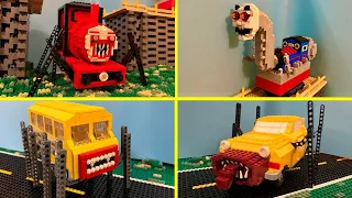 LEGO BUS EATER vs CHOO CHOO CHARLES vs CAR EATER vs CURSED THOMAS