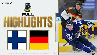 Finland vs. Germany FULL HIGHLIGHTS -- 2024 World Junior Championship