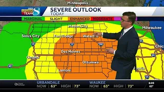 Iowa weather: Thunderstorms, hail, tornadoes all possible today