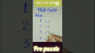 pro puzzle for genius /Math tricks /easy method /#short video /# shorts/# Easy method for students