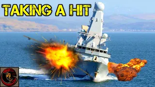 How much combat damage can Modern Warships take?