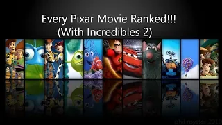 Ranking All 20 Pixar Movie with Incredibles 2