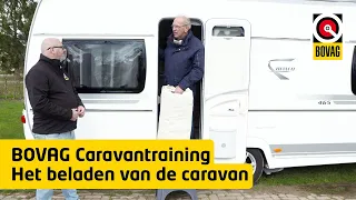 Hoe moet je de caravan beladen? | Caravantraining | BOVAG