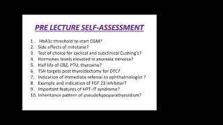 High Yield-Quick Revision for SCE, EBEEDM&MRCP &Endocrine board exams-Part1 -Free View