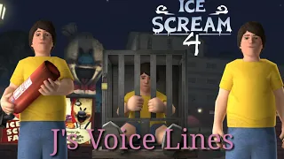 Ice Scream 5 J's Voice Lines