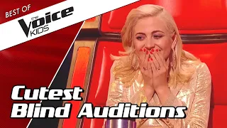 TOP 10 | The CUTEST Blind Auditions in The Voice Kids 😍❤️ (part 1)