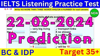 18 MAY 2024 IELTS LISTENING TEST 2024 WITH ANSWER KEY 🔴 IELTS PREDICTION 🔴 IDP & BC