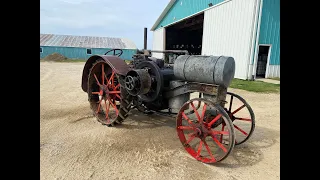 1920 International Harvester Company 10-20 Titan starting and operating