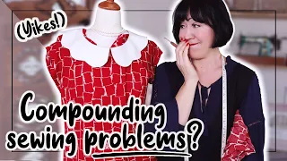 Do your sewing mistakes just seem to get worse by the time you've finished sewing it??