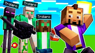 Me Convertí 1000 Veces para Trollear a Mi Amigo en Minecraft!