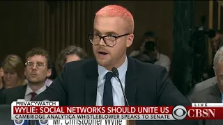 Cambridge Analytica whistleblower Christopher Wylie testifies before Senate committee