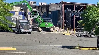 Demolition begins at Springfield's Eastfield Mall