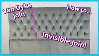 HOW TO JOIN FABRIC IN DIAMOND TUFTING | TUFTED HEADBOARD | UPHOLSTERY TUTORIAL | FaceliftInteriors