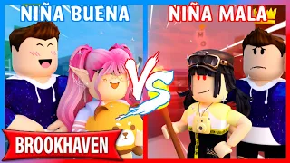 NIÑA BUENA VS NIÑA MALA en BROOKHAVEN - Roblox YoSoyLoki