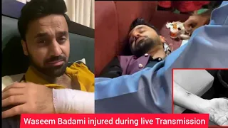 Waseem Badami injured during live #ramzan transmission in kitchen segment...|| #ahkclub