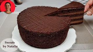 Chocolate Cake "RIZHANKA" ✧ Fantastically DELICIOUS and Easy to Cook ✧ RECIPE ✧ SUBTITLES