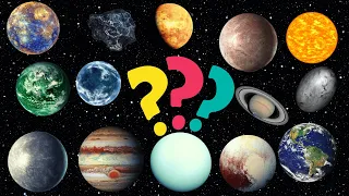 Guess Planets Name | Solar System Quiz for Children | Planets Toy Game