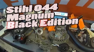 Stihl 044 Motorsäge repariert von A bis Z / Chainsaw Rebuilt  Magnum Black Edition