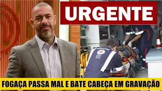 🔴Henrique Fogaça PASSA MAL em gravação do Masterchef, DESMAIA no palco, BATE a CABEÇA