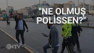 @NTV  Taksiciler polisle tartıştı