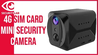 4G SIM Card Mini Security Camera