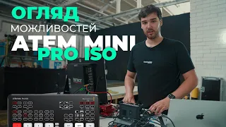 Огляд можливостей Atem Mini Pro ISO. Кейс використання Atem Mini на івенті