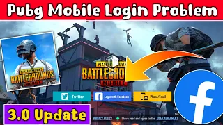 pubg login problem with facebook | pubg global login problem | pubg mobile login problem new Version