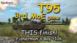 WOT: T95, 3rd MoE game, THIS finish!  WORLD OF TANKS