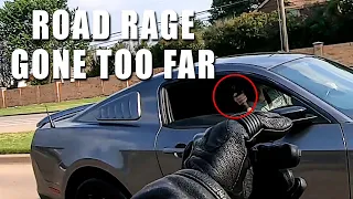 Road Rage Gone Too Far | Biker Runs Over Biker | Hectic Motorcycle Moments