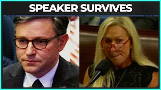 Marjorie Greene FAILS To Oust House Speaker, Gets Heckled By Own Party!