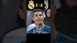 Real Madrid 🆚 Juventus | 3-0 Match Ronaldo Best Player | Highlights #shorts #football