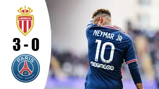 AS Monaco vs PSG 3-0 | All Goals & Highlights | Ligue 1 Uber Eats 2021-2022