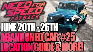 Need For Speed Payback BOSS Abandoned Cars #25 - Location Guide + Gameplay - SHRKATK LAND ROVER 110!