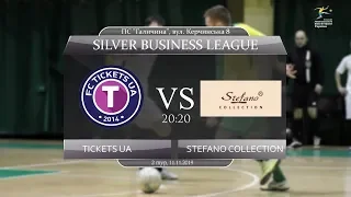 LIVE | Tickets UA - Stefano collection (Silver Business League. 2 тур)