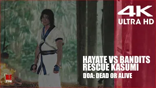 Hayate vs Bandits & Rescue Kasumi | Dead Or Alive | DOA (2006) | REMASTERED (UHD 4K60FPS)