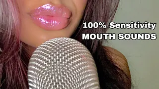 ASMR~ Pure Mouth Sounds & Hand Movements (100% Sensitivity)