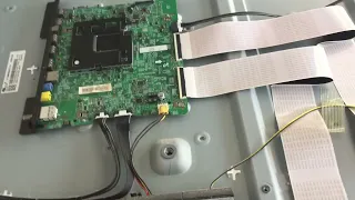 PART1: SAMSUNG 49inch SMART TV UHD issue NO DISPLAY and BLINKING BACKLIGHT solved cutting Method!!!