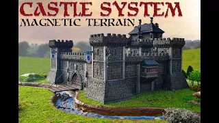 MAGNETIC RPG TABLETOP TERRAIN - CASTLE SYSTEM