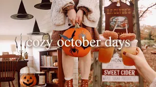 OCTOBER DAY IN MY LIFE 🎃 decorating for halloween, trip to the pumpkin patch, cozy fall vlog