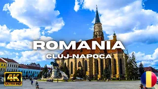 [4K] Walking Tour of Romania - CLUJ NAPOCA - Transylvania - Travel Romania 2023