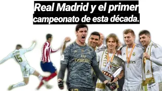 Celebrate with Zidane, Ramos, Modric & Real Madrid on the pitch after winning the Spanish Super Cup!