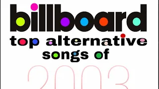 Billboard Top 100 Alternative Songs of 2003