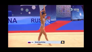 Arina Averina (RUS) ECh Varna 2021 Qualification ball 29.175