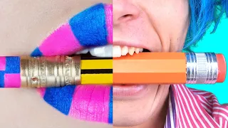 THIS ISNT 5 MINUTE CRAFTS!?!?... Trying 10 Weird DiY Crafts for Back to School By SaraBeautyCorner