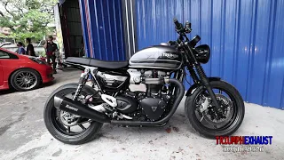 Akrapovic Triumph Speed twin with Xpipe