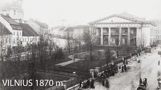 Вильнюс в 1870 году. Фото из архива.