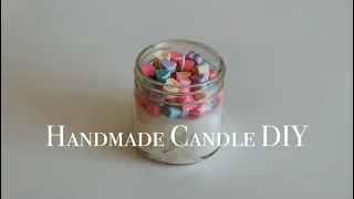 VALENTINE'S DAY CANDLE | Candle DIY | Valentine's Day Gift Ideas